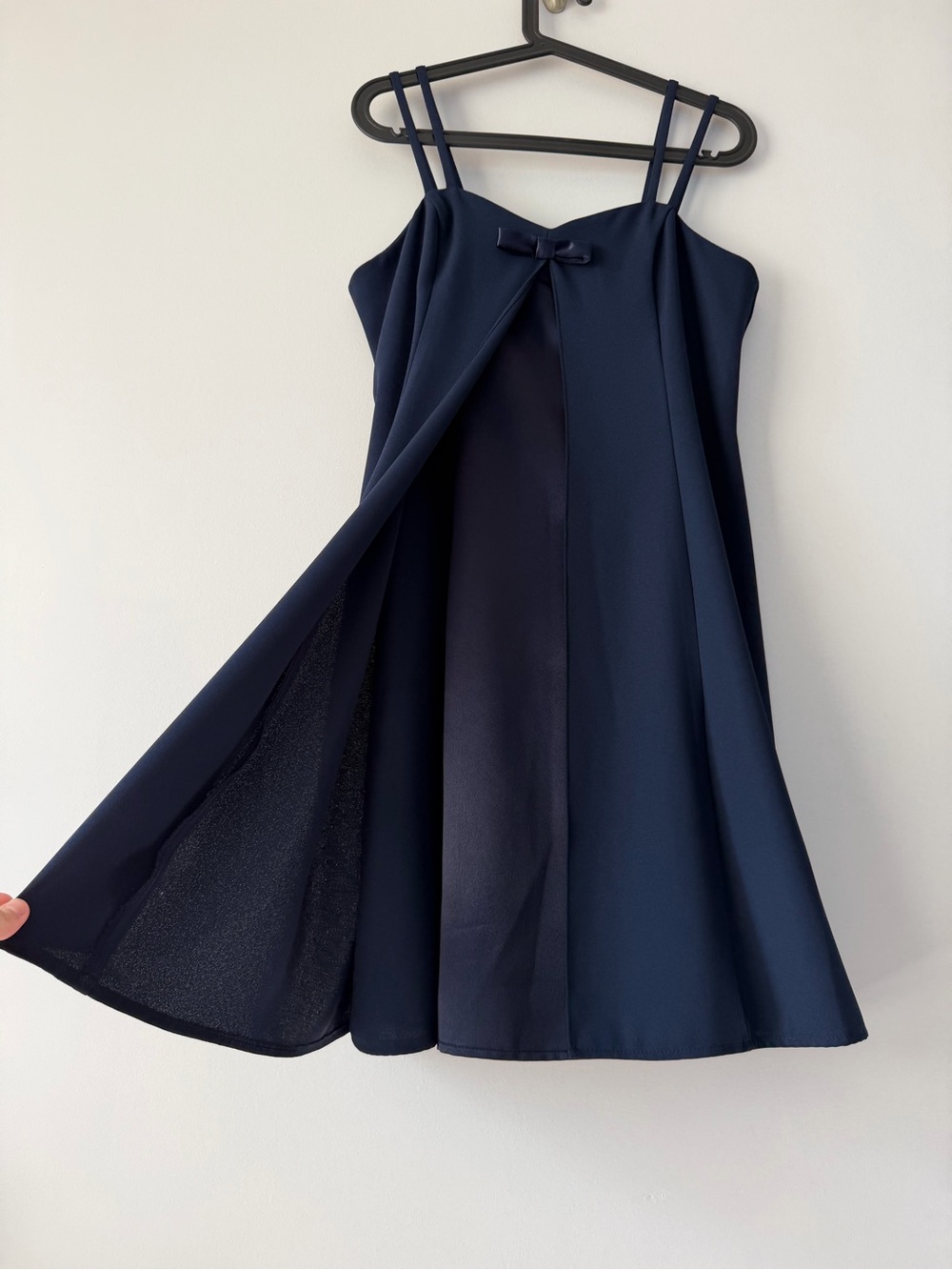 Vintage Semi Formal Dress Short Navy